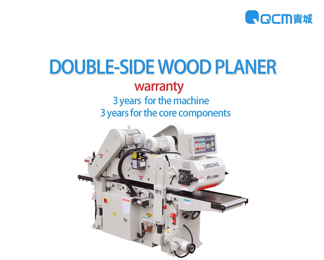 QMB204G Double Side Planer Woodworking Machinery Made In China Factory Manufacture Supplier Two-sided Wood Auto Double Surface Planner