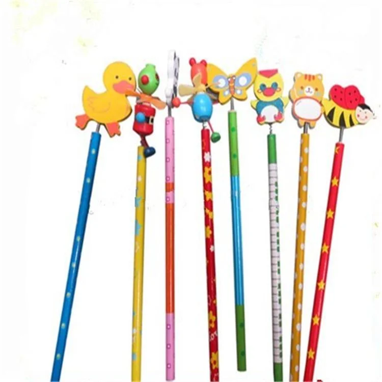 Customize PVC Fruit Flower Pencil Topper Plastic Toys Promotional Gift